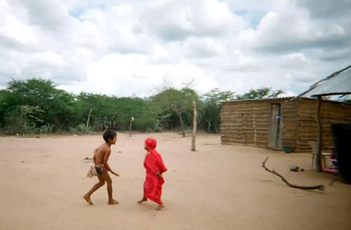 niños indígenas colombia sequía