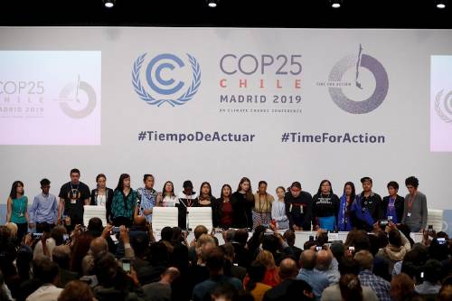 jovenes en la cop25