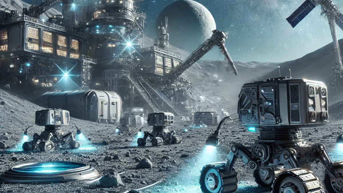 mineria lunar El helio 3 es crucial para la computación cuántica y la fusión nuclear (Imagen ilustrativa IA)