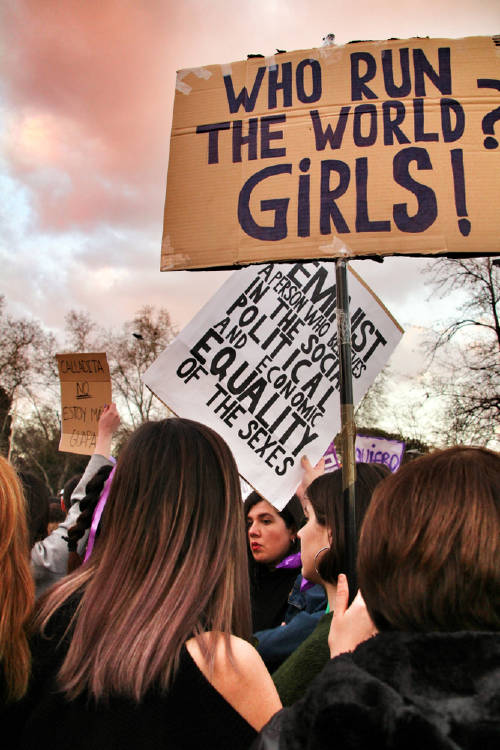 Mujeres manifestación