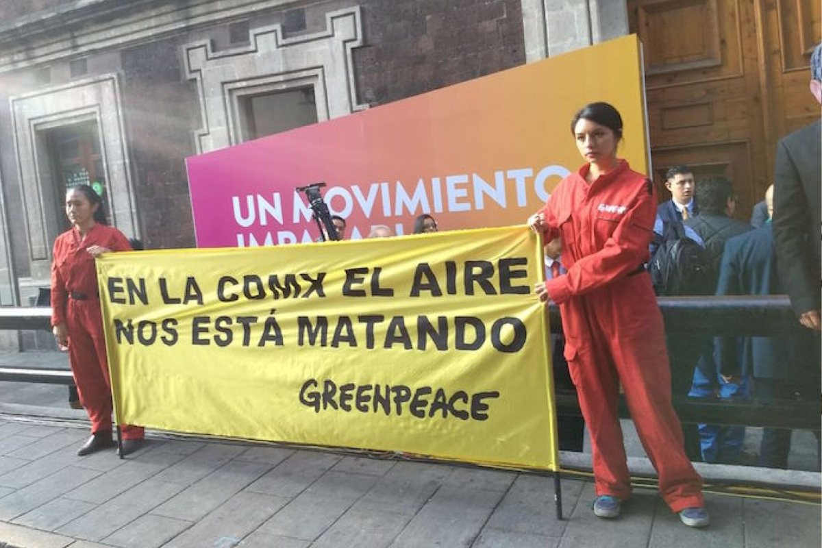 greenpeace La Corte ampara a Greenpeace por el Fondo Climático a través de una decisión respaldada por cuatro de los cinco ministros de la Primera Sala. (foto: www.ejecentral.com.mx)