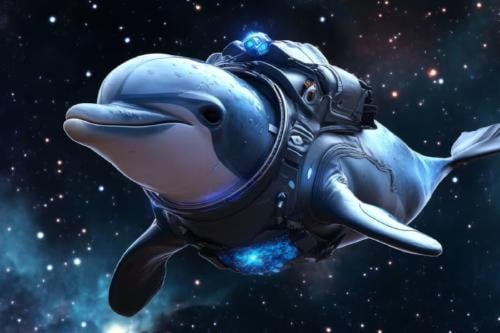 delfín La NASA fotografió un delfín en la superficie de Júpiter