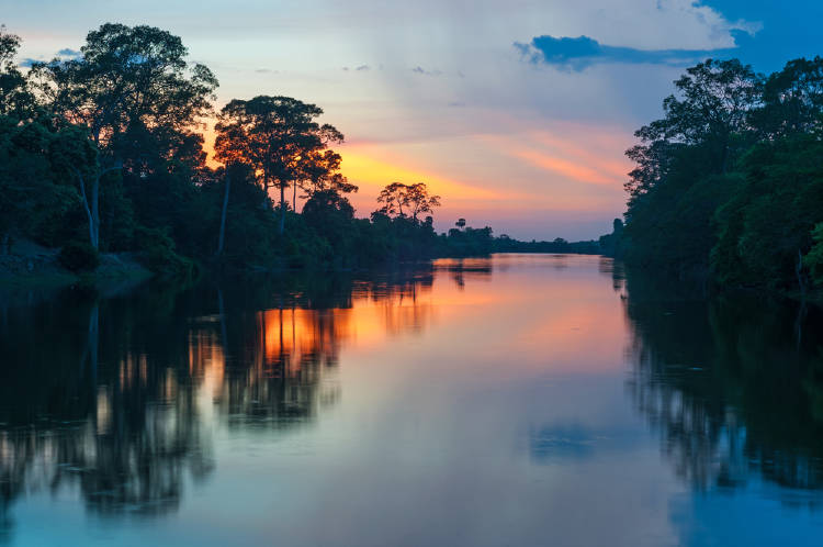 atardecer amazonas