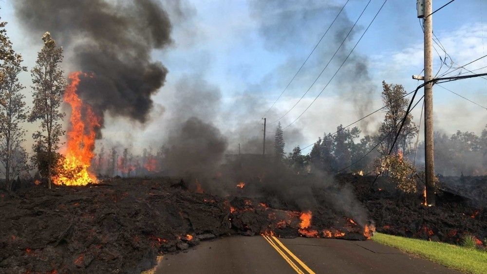 Hay más de 2000 personas evacuadas por la erupción del volcán Kīlauea