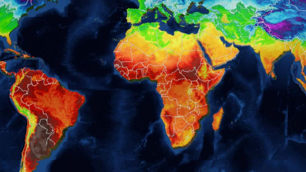 La ola de calor en Sudamérica alerta a países de la región: una intensa masa calurosa afecta a la región central de Sudamérica.