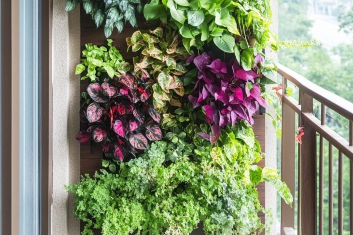 Más vida en la ciudad con jardines verticales (Imagen: Pinterest)