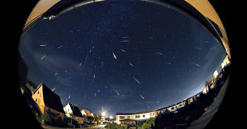 lluvia meteoros brillantes