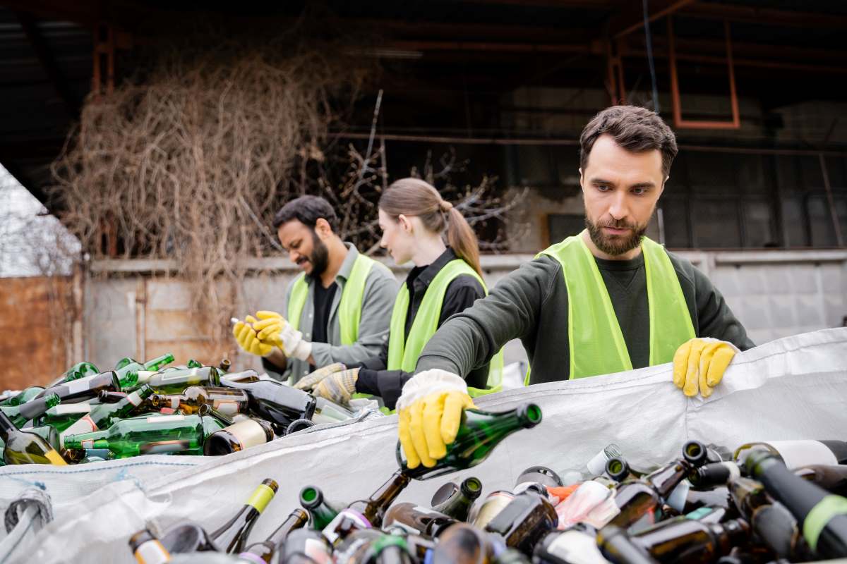 Reciclado de vidrio