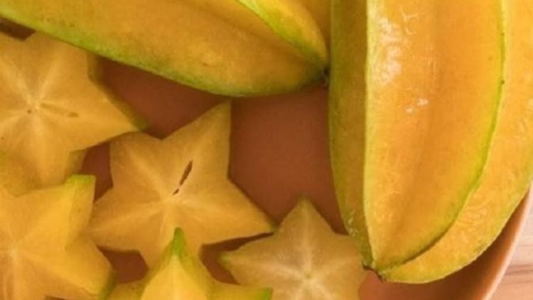 carambola ¿Cuál es la fruta con forma de estrella que puede generar graves riesgos en la salud?. (Foto: Pinterest)