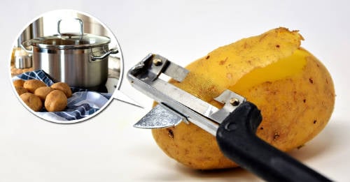 Cómo hacer un limpiador ecológico con cáscaras de papa Cómo hacer un limpiador ecológico con cáscaras de papa