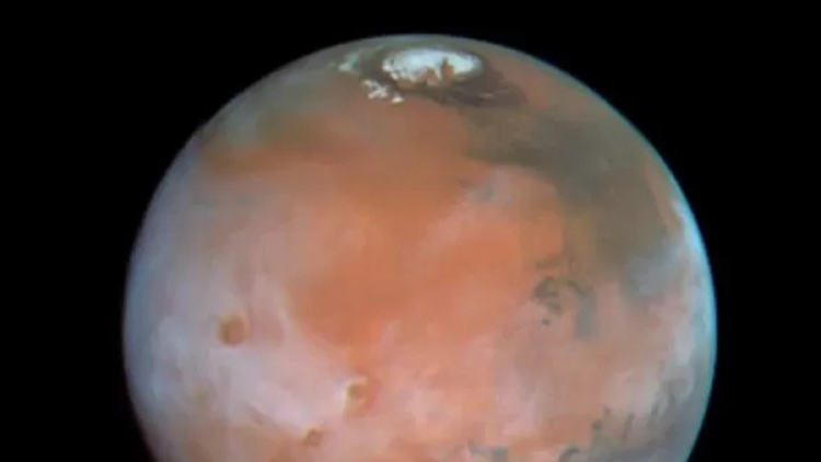 Marte Captura satélital del planeta marciano.