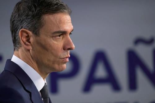 Presidente España El presidente del Gobierno español, Pedro Sánchez, ofrece una rueda de prensa al término de una Cumbre Europea extraordinaria en Bruselas el 23 de enero de 2026.Jonathan Raa/NurPhoto/Getty Images