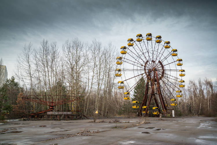 vieja rueda de priyat chernobil