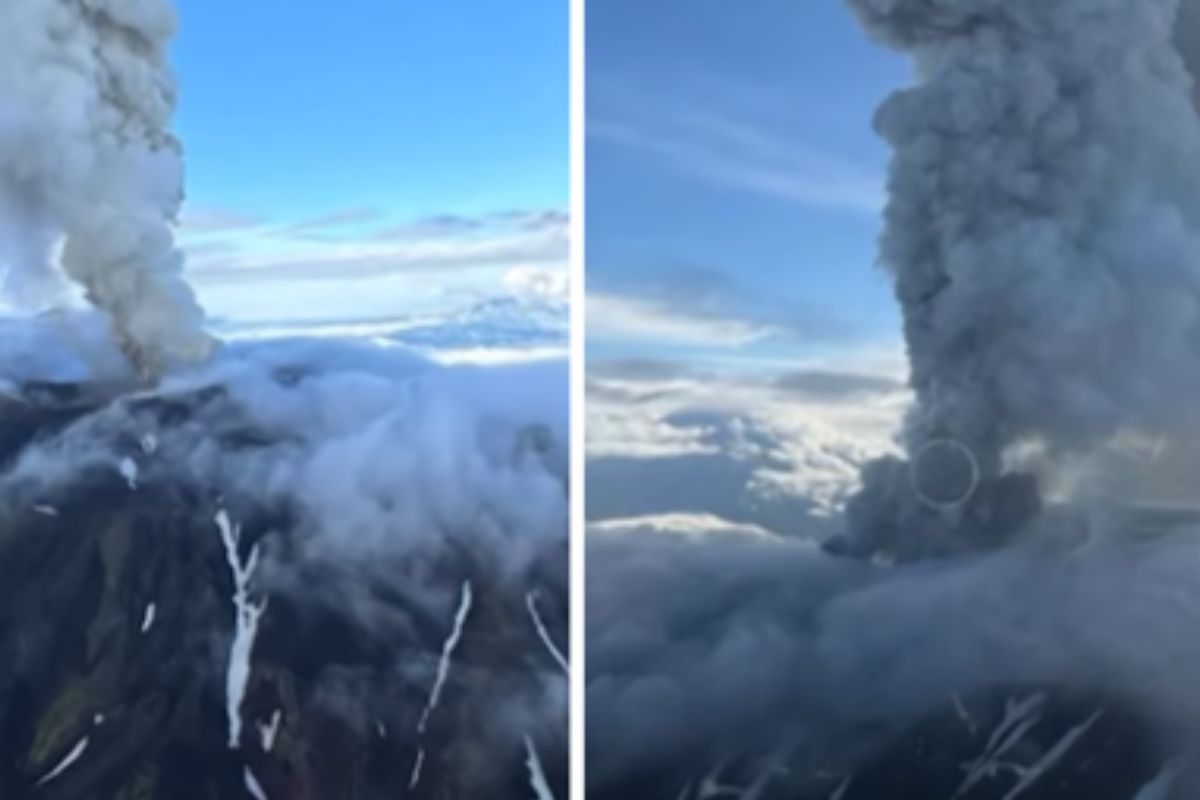volcán Krasheninnikov© Captura de pantalla, EuropaPress