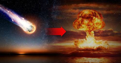 meteorito exploto sobre mar intensidad 10 bombas atomicas