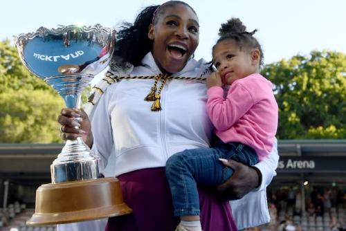 Serena Williams y su hija Serena Williams y su hija