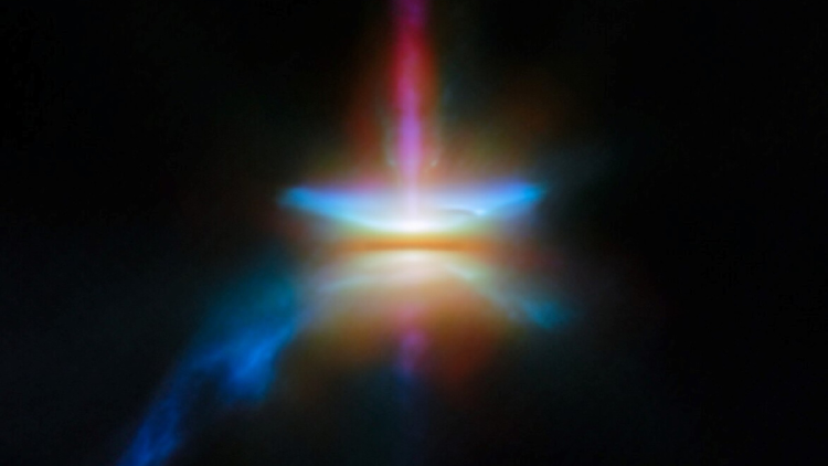 estrella La Agencia Espacial Europea publicó la imagen en su sitio web. (Foto: Clarin)