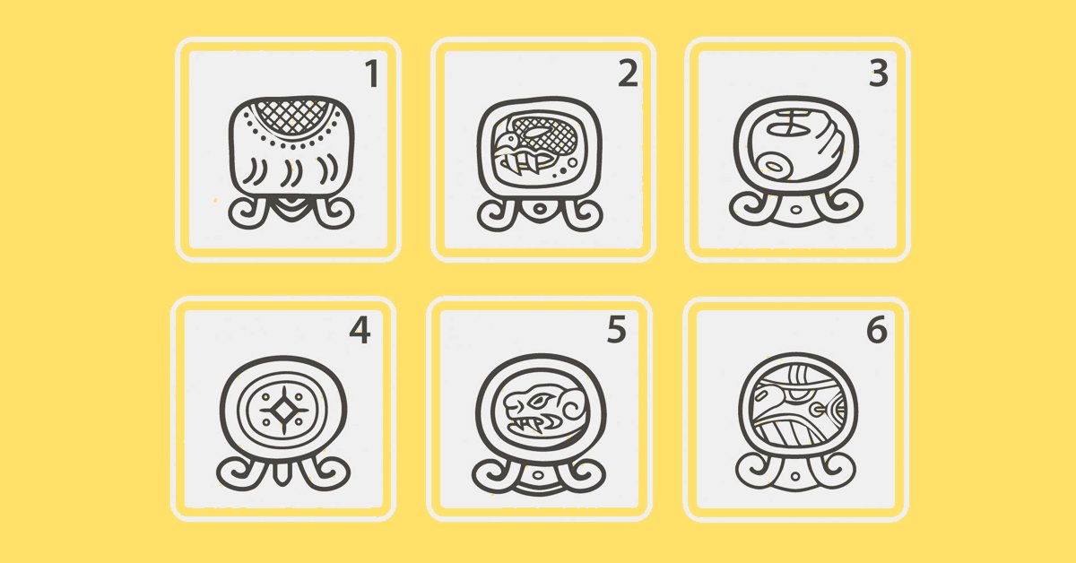 ¿Con cuál de estos símbolos mayas te sientes identificado Tu respuesta te dirá qué priorizas en la vida