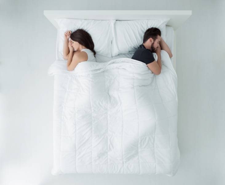 Significado de las posiciones de la pareja al dormir