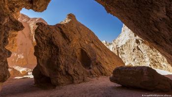 La llamada \"Garganta del Diablo\" en el Desierto de Atacama.