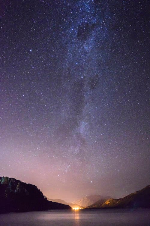 Vía lactea sobre Lago Moreno, San Carlos de Bariloche jpg