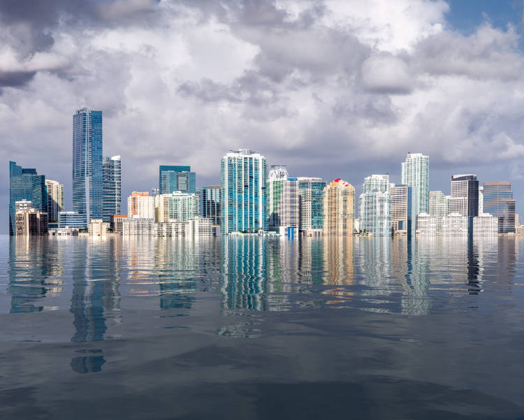 emergencia climatica ciudad inundada