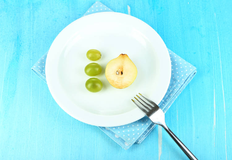 pequeña porción de comida