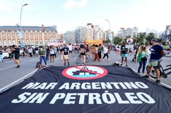 Mar Argentino Sin Petroleo Marcha disidente por un Mar Argentino Sin Petroleo