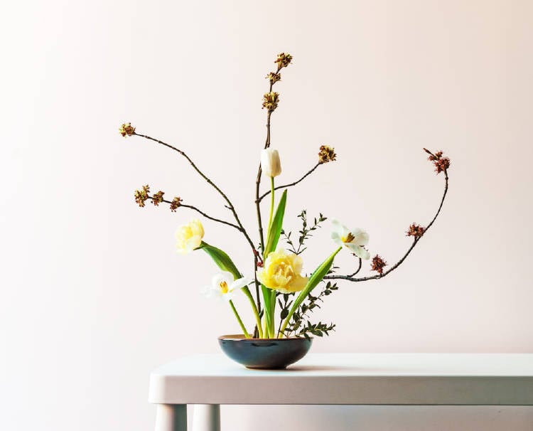 ikebana arte japones de arreglos florales