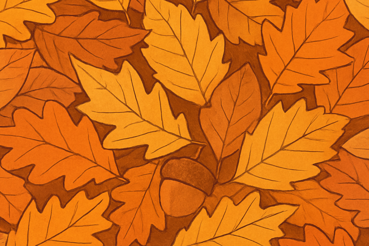 test hojas Encuentra la bellota entre las hojas. (Foto: Chatgpt)