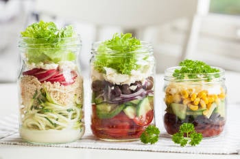 ensalada frasco ensalada frasco
