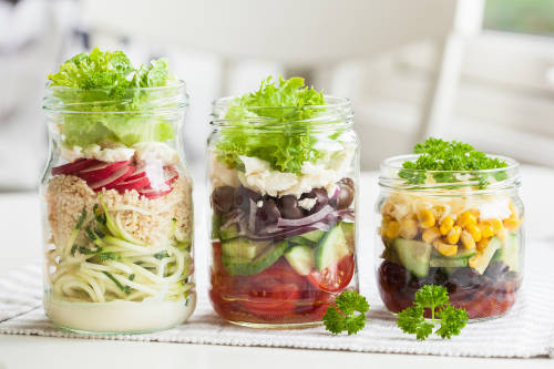 ensalada frasco ensalada frasco