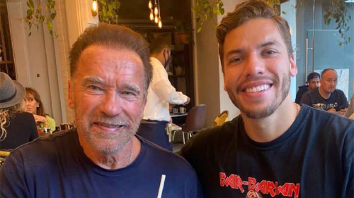 Arnold Schwarzenegger hijo Baena