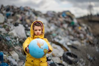 Niña emergencia climática