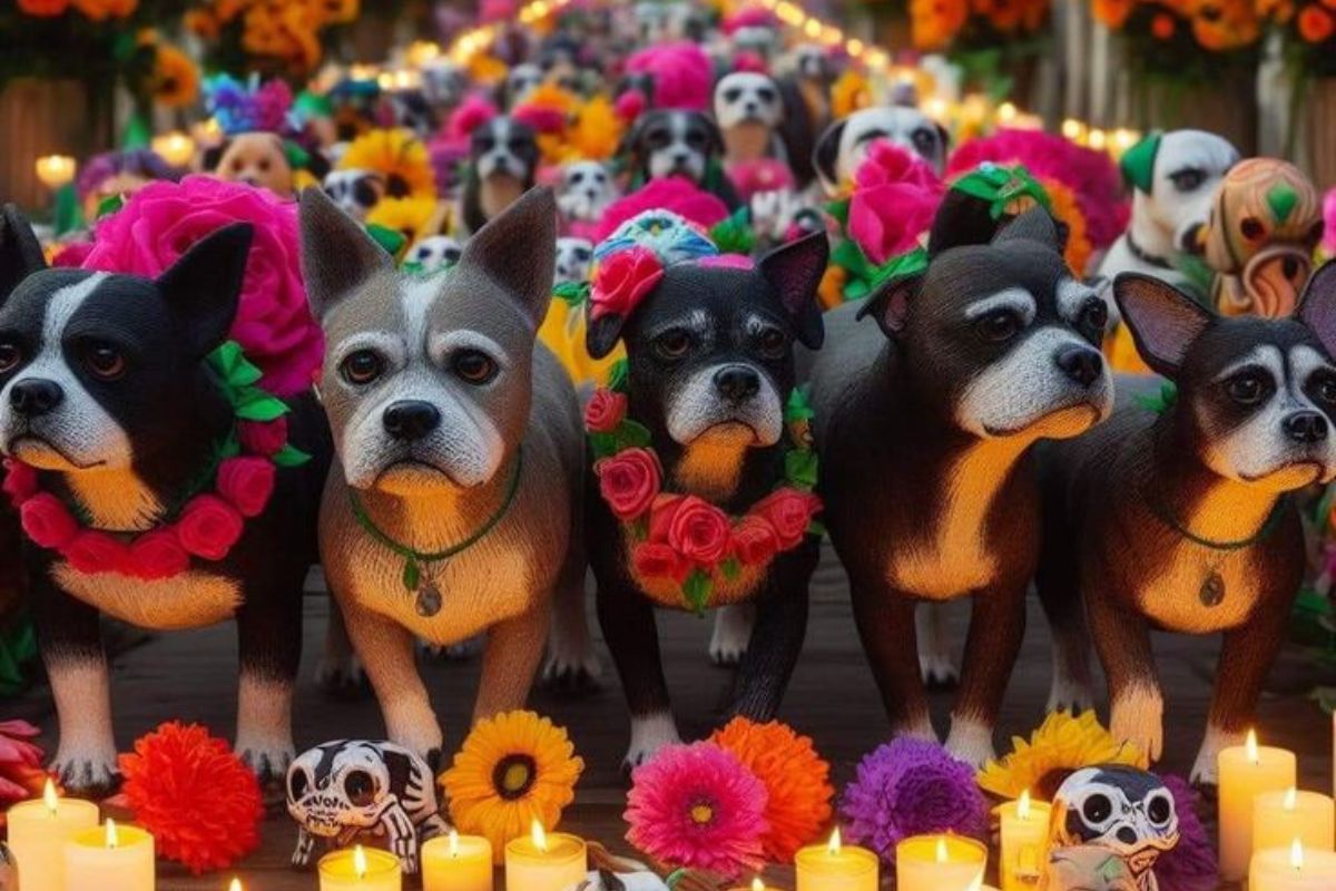 En Octubre, se homenajea a las mascotas fallecidas (Créditos: Pinterest)