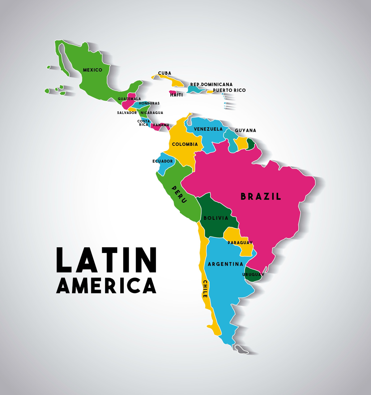 america latina mapa AdobeStock_131391846 america latina mapa AdobeStock_131391846