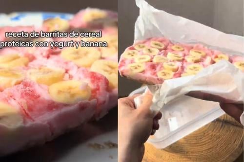 barra de cereales Imagen: Tik tok