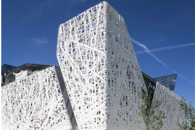 edificio purificador Con nuevos materiales, diseños verdes y tecnologías fotocatalíticas, algunos edificios están empezando a purificar el aire que respiramos. (Imagen: Pinterest)