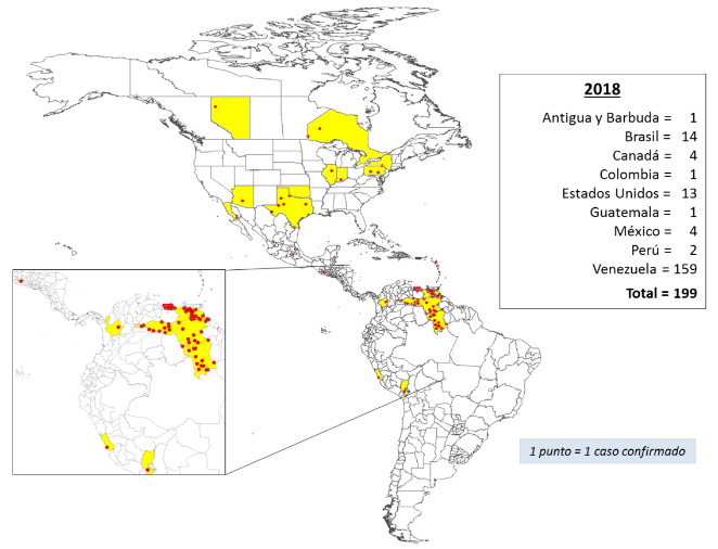 Casi 200 casos de sarampión se han confirmado en América Latina este 2018
