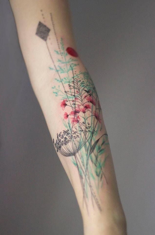 naturaleza tatuajes flores