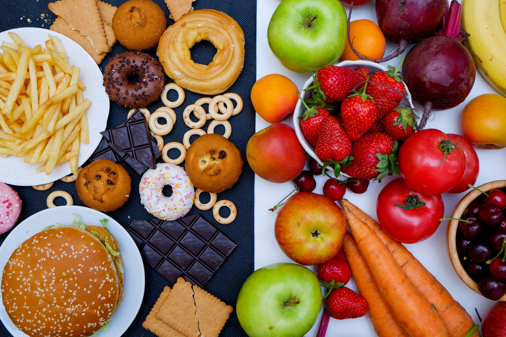 Comer pocos alimentos saludables es peor que llevar una mala dieta