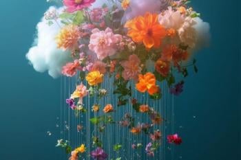 nube flores ¿Sabías que una imagen puede decir mucho sobre tu forma de pensar, sentir y actuar? Este test de personalidad se basa en una ilustración única. (PINTEREST)