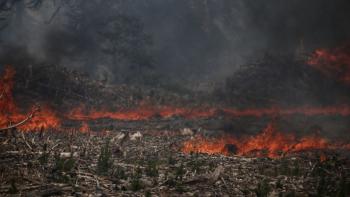 Incendio en la Patagonia