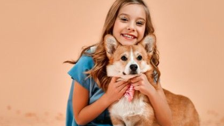 perro niña perro niña