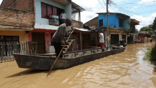 Inundaciones Colombia Imagen: EFE