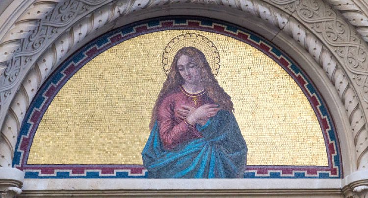 Mosaico María Magdalena en Milán