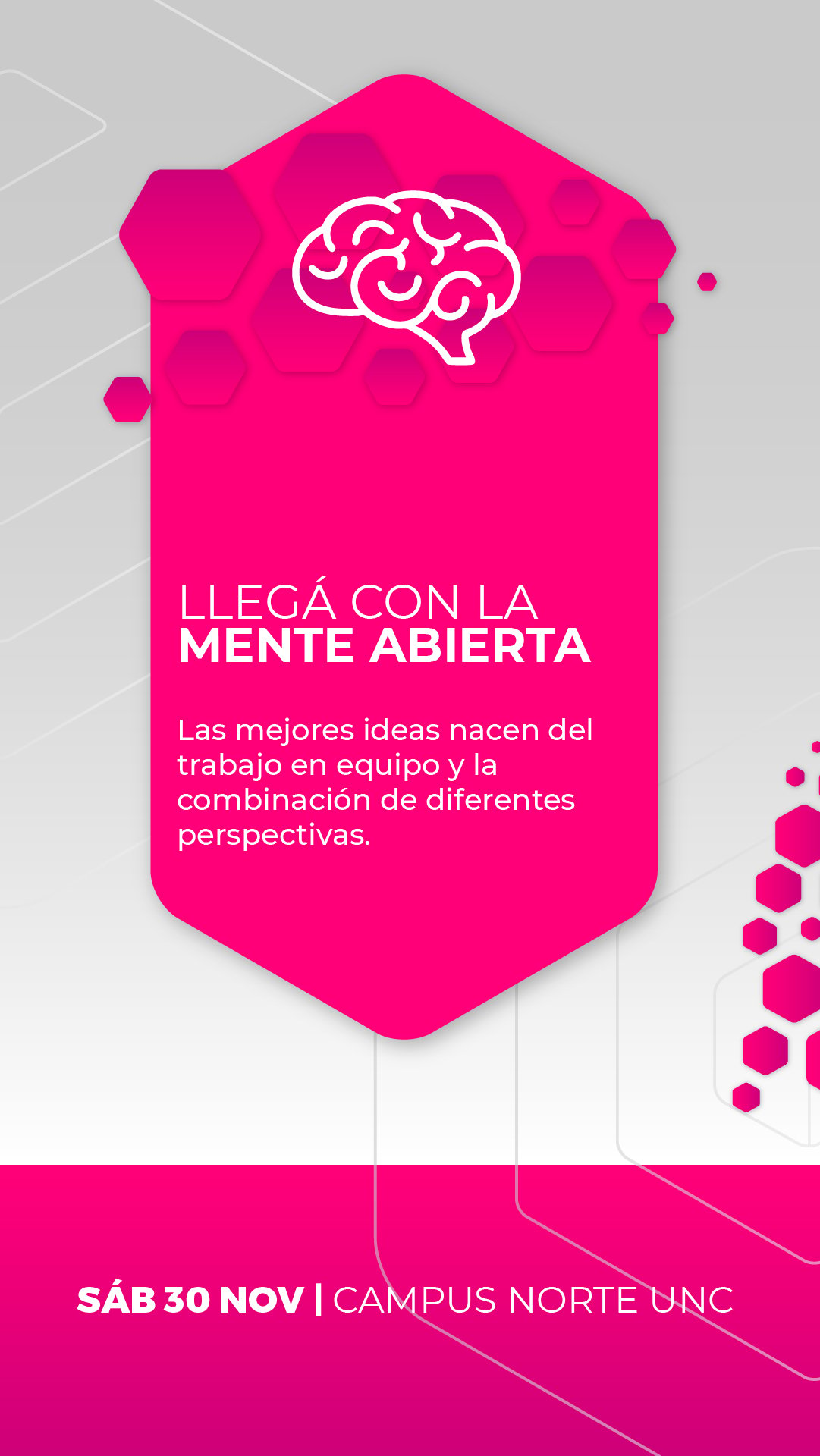 Durante 9 horas, equipos formados por creadores/as de contenido, comunicadores/as, creativos/as, programadores/as, diseñadores/as y estrategas de marketing trabajarán juntos para desarrollar campañas de concientización sobre desafíos ambientales.