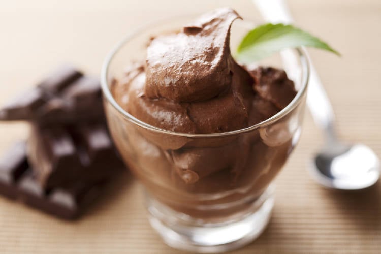 mousse de chocolate