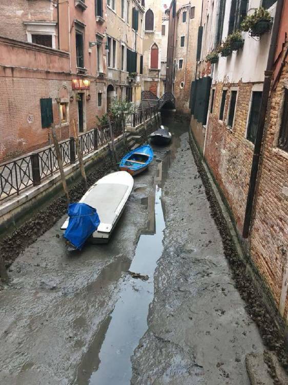 venecia sin agua