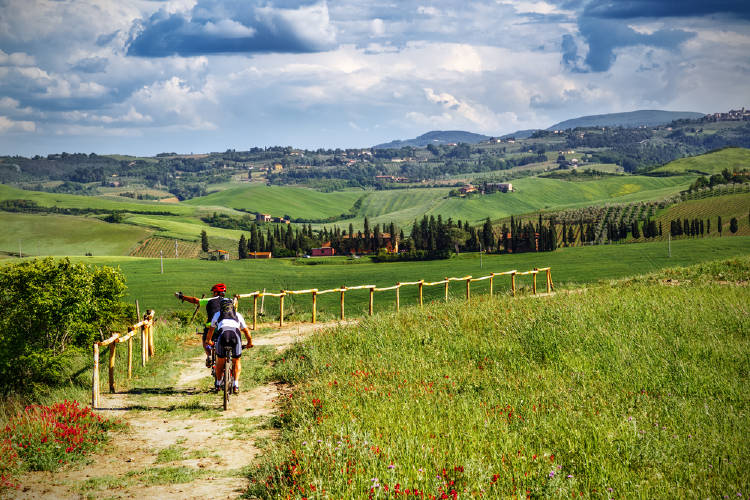 Toscana Italia bicicleta